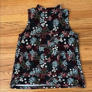 Floral Sleeveless Top - Multicolor